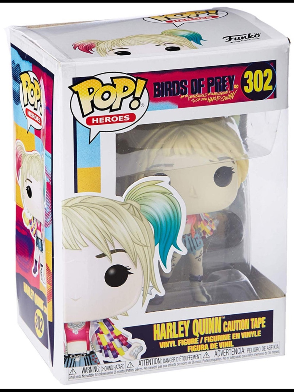 Funko Pop Harley Quinn Caution Tape #302 Birds of Prey DC - Picture 4 of 5